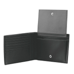 Портмоне Victorinox Altius 3.0 Innsbruck, чёрное, натуральная тиснёная кожа наппа, 13x2x10 см