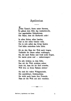 Apollonius Von Tyana | Philostratus