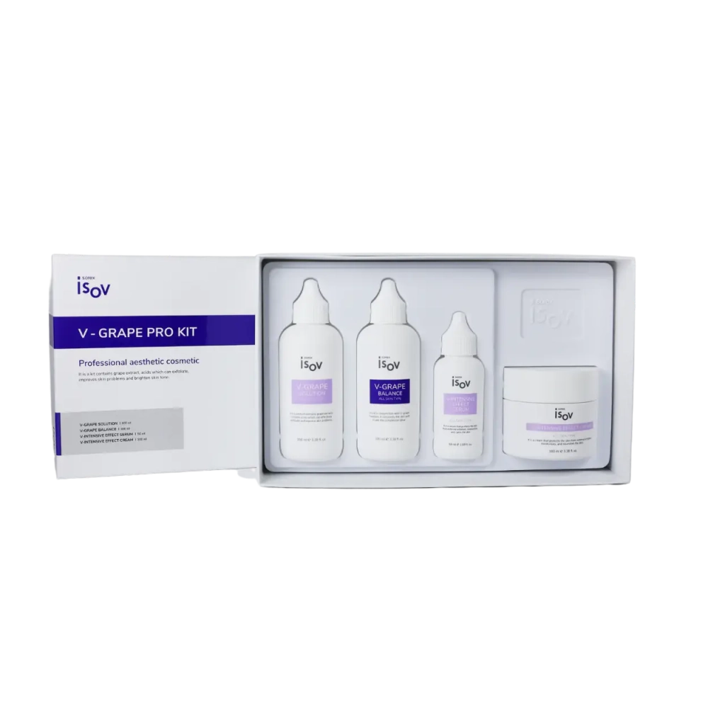 Набор: Карбокси-терапия и пилинг с детокс-эффектом V-Grape Pro Kit | iSOV Sorex