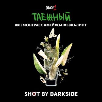 Табак для кальяна DARKSIDE SHOT 30г Таежный (Лемонграсс Фейхоа Эвкалипт)