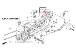11203-KVB-901. BUSH, RR. CUSHION UNDER RUBBER (HOKUSHIN)