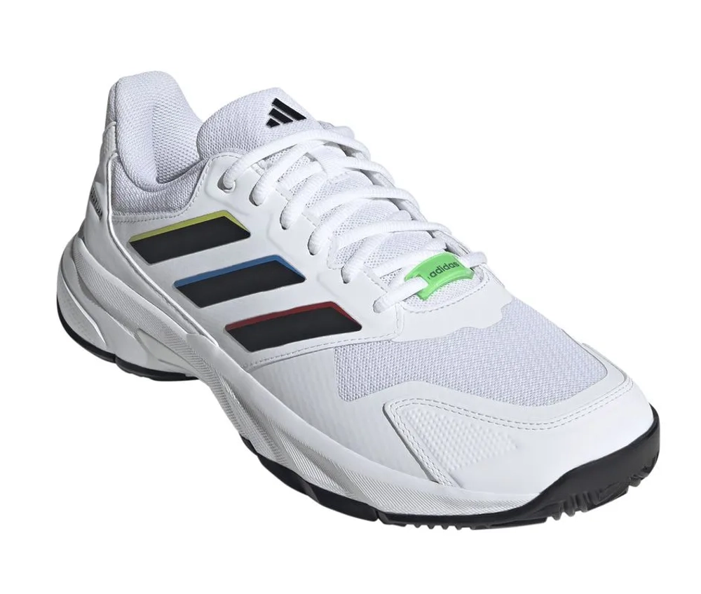 Мужские кроссовки теннисные Adidas CourtJam Control 3 M - footwear white/core black/footwear white