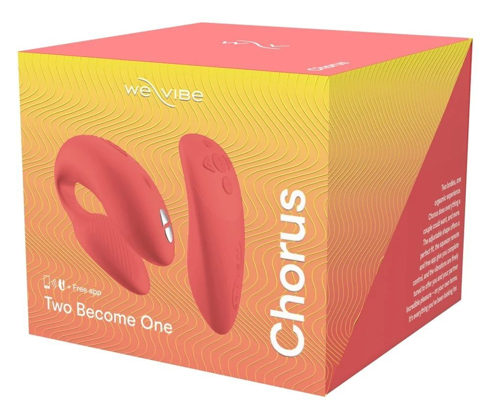 Вибратор для пар WE-VIBE Chorus коралловый