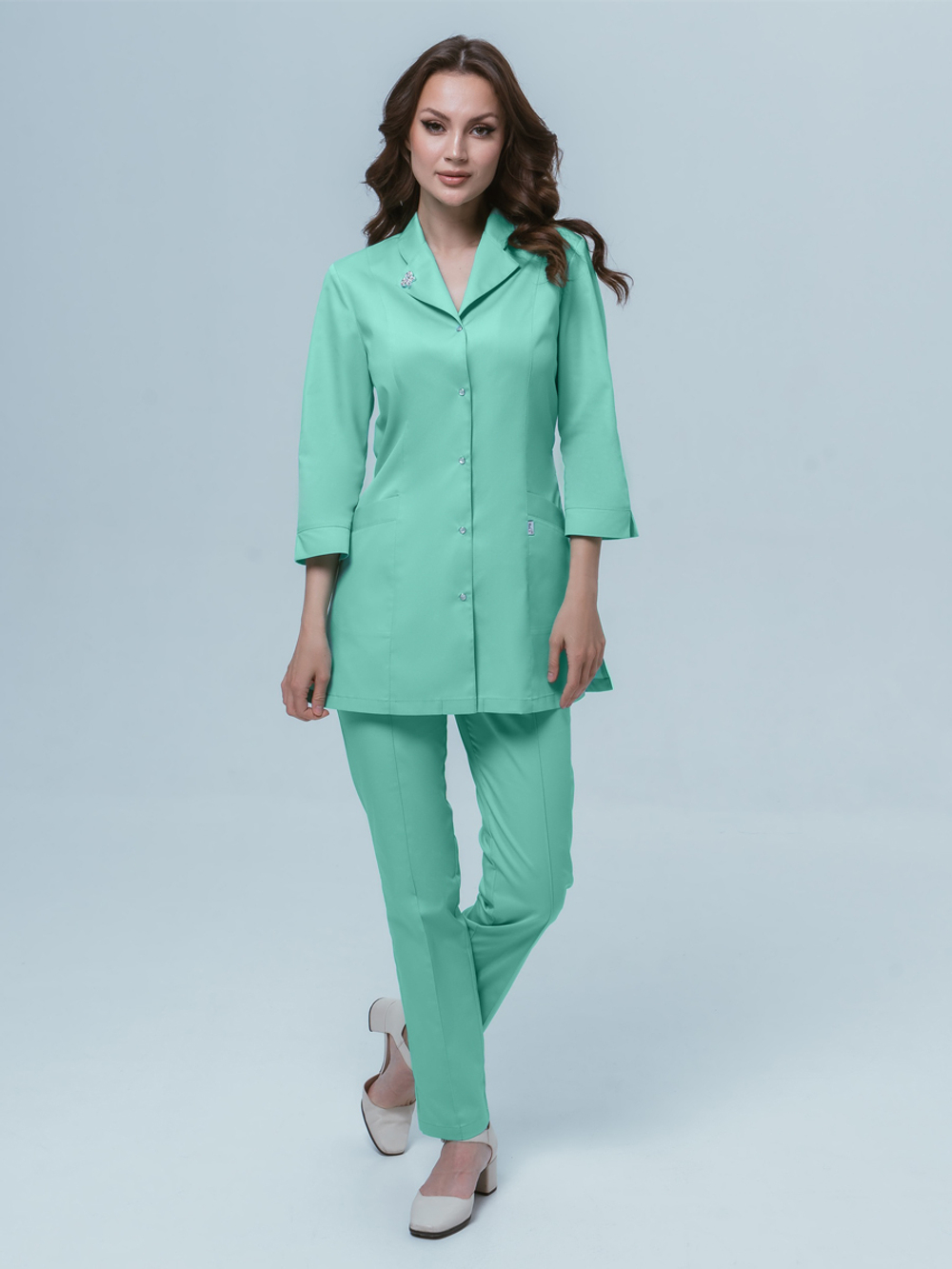 Медицинская блуза женская MediS/Униформа/Медодежда/Медицинская одежда