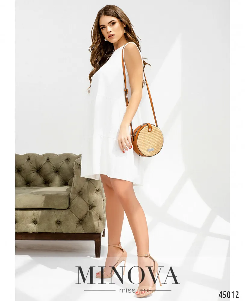 Платье 4143-белый Minova