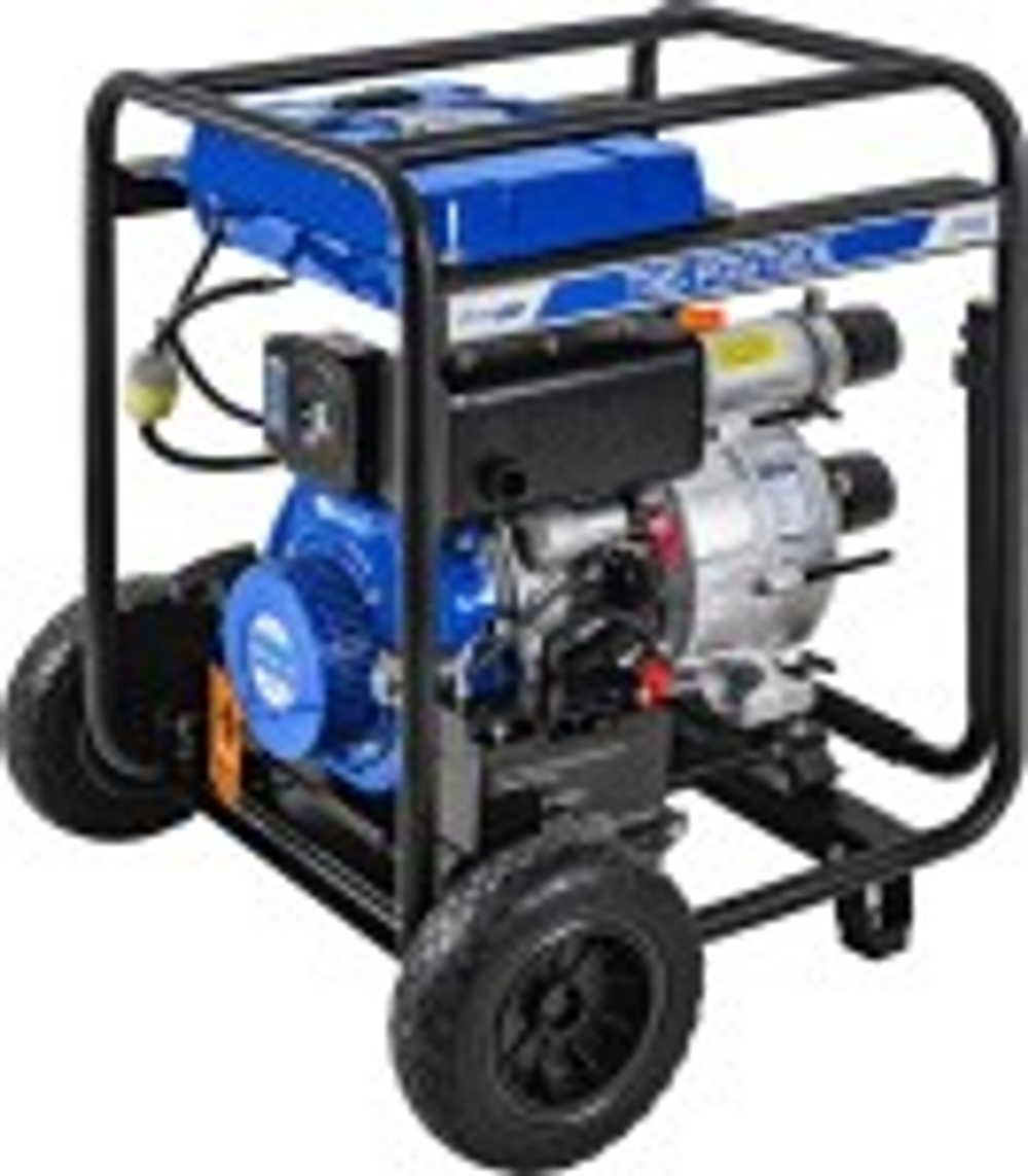 Мотопомпа дизельная для грязной воды ТСС PDST80E (с электростартом, АКБ) 130151