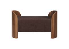 Банкетка Lagom 2 120 см (шоколад твид, орех)