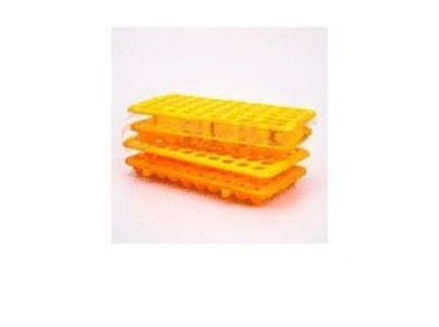 Штатив для пробирок Rack 01 на 50 мест "с силиконовой вставкой пластик+силикон"