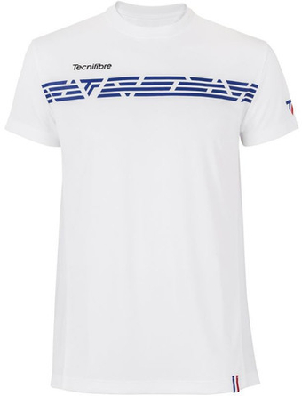 Футболка для мальчика теннисная Tecnifibre F3 Airmesh Jr - небесный