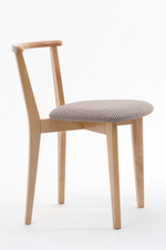 Стол Zip-mebel Arki М 90 натур со стульями Франк ПМ натур/гусиная лапка