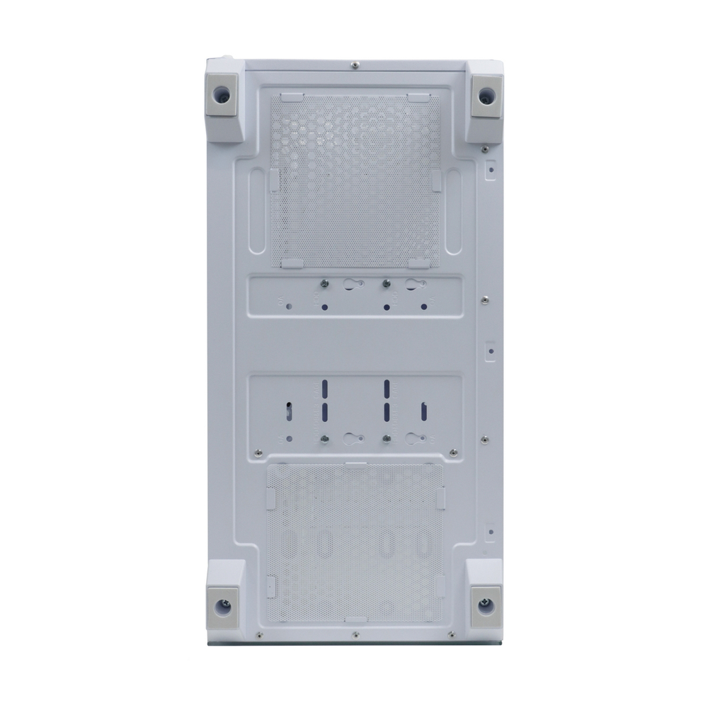 Корпус BaseTech eXtreme GFX-05, Без БП, EATX, белый, 4xRGB FAN, 2xUSB2, 1xUSB3, бок: закалённое стекло (BT-GFX-05W-TG-4F-RGB)