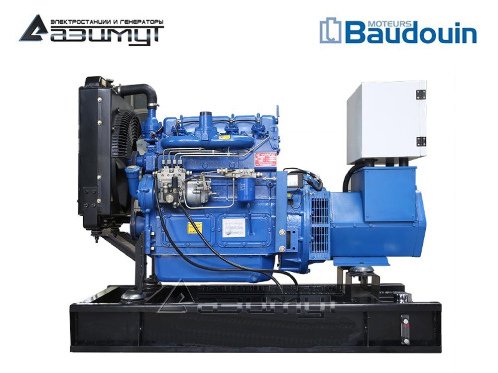 Дизельный генератор Азимут АД-25С-Т400-1РМ9 Baudouin