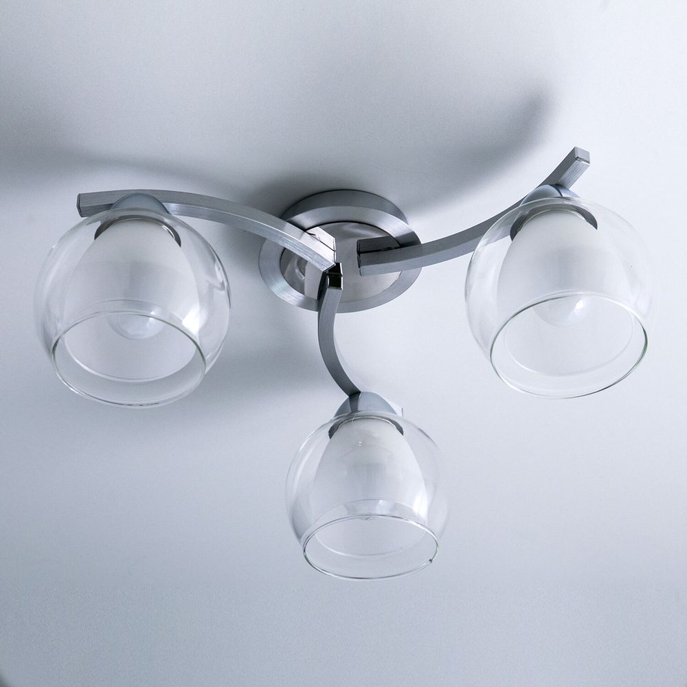 Citilux Кристи CL152137 Люстра потолочная Алюминий Хром