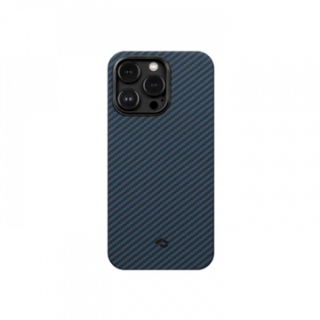 Чехол Pitaka MagEZ Case 3 для iPhone 14 Pro (6.1"), черно-синий, кевлар (арамид)
