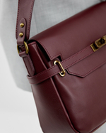 Сумка 557 01 бордовый светлый