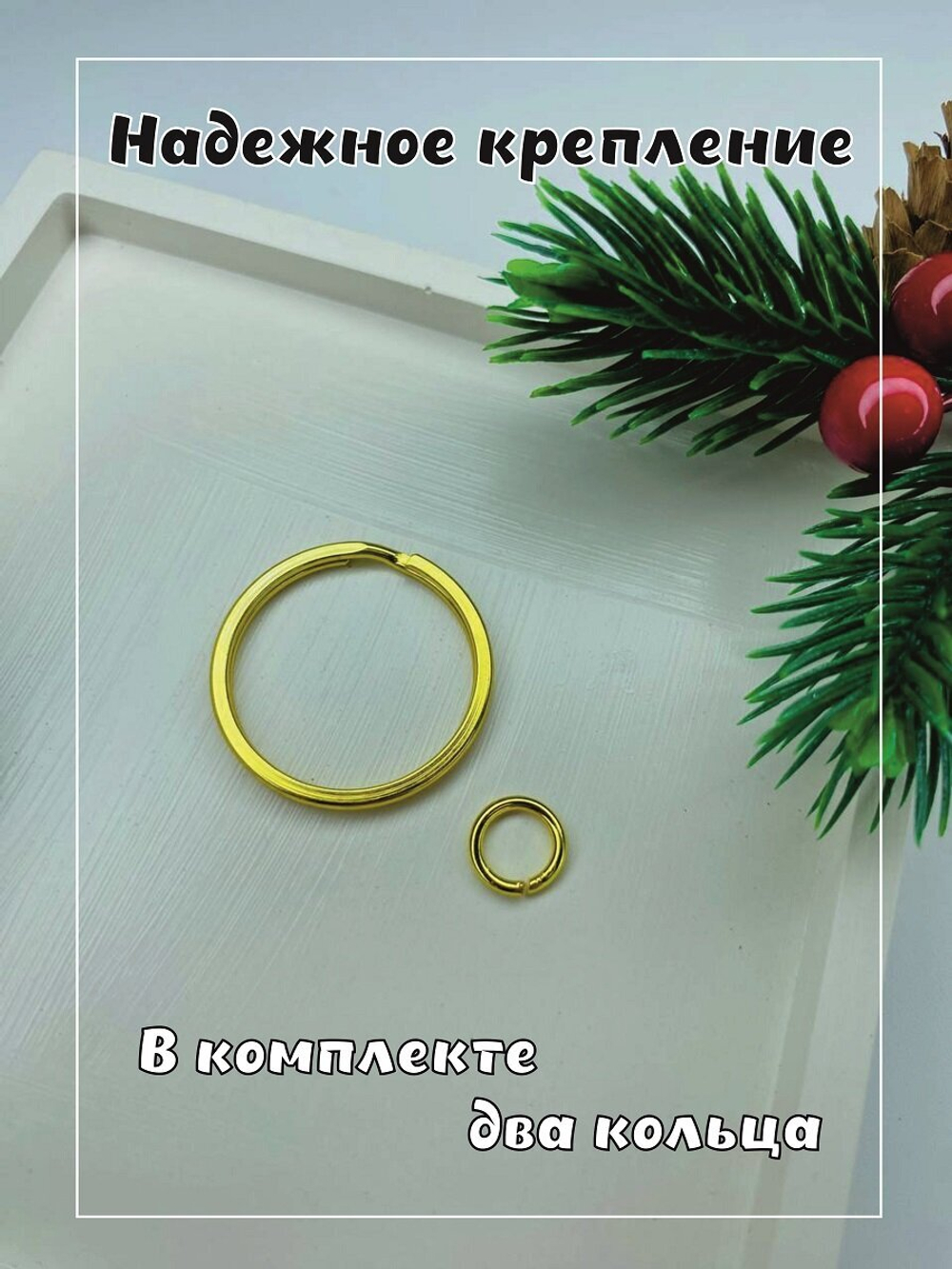 Кулон адресник, хромированный, с лапой, круглый, золотой