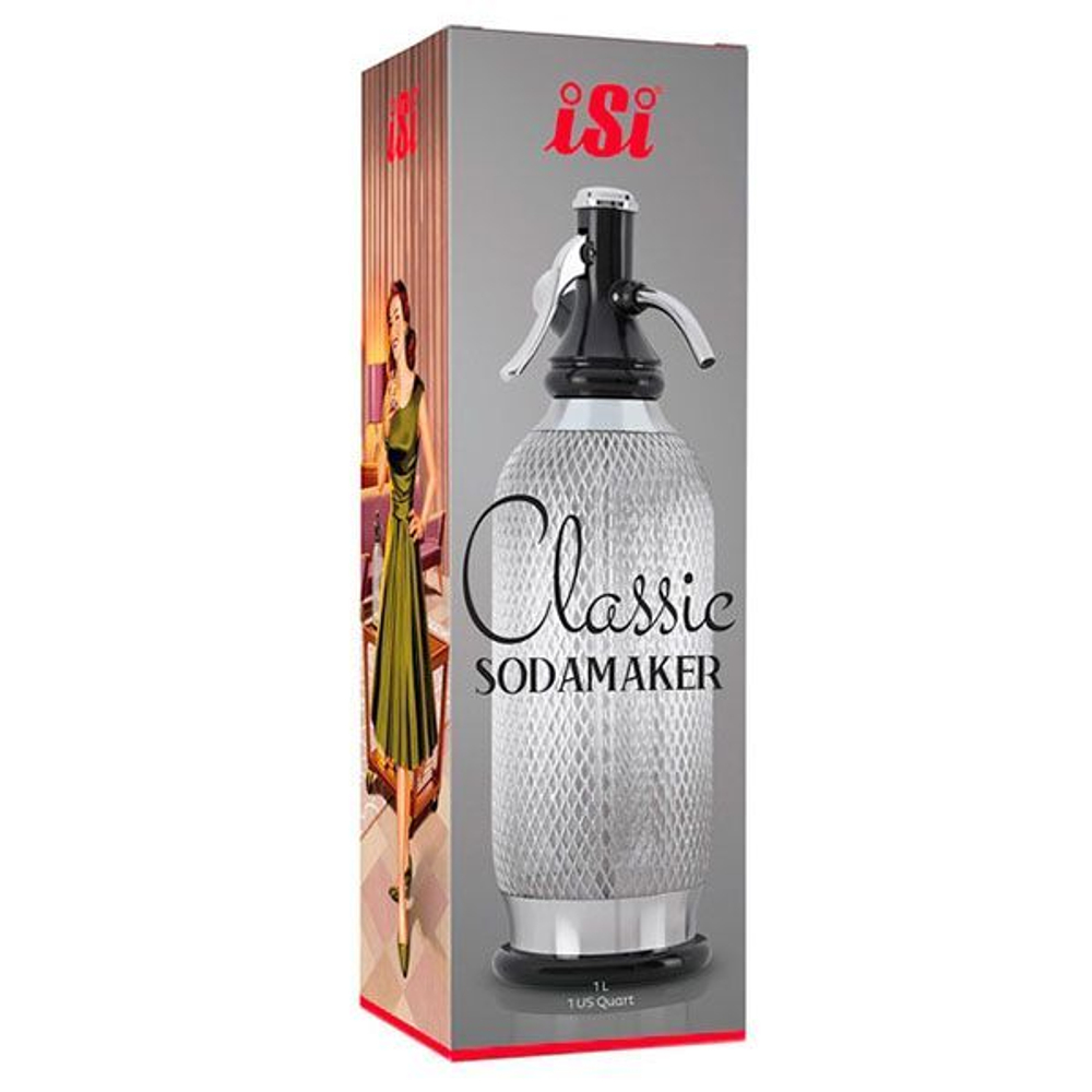 Сифон для содовой «Содамэйкер»;сталь нерж.,пластик;1л;,H=35см;прозр. (Цвет: прозрачный)