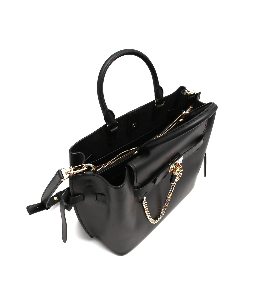 кожаная сумка-трапеция hamilton legacy Michael Kors - черный(30F1G9HS9L)