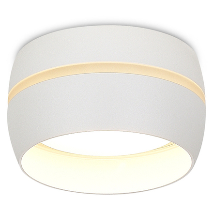 Donel, св-к накладной, цвет БЕЛЫЙ, D90xH50мм, под лампу GX53, IP20, серия: DN02