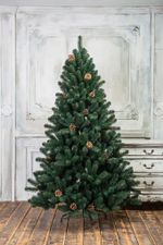 Ель с шишками "Лапландия" (пвх) 240 см / 2.4 м