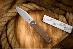 Складной нож Kizer Assassin XL сталь 154CM Satin рукоять Микарта