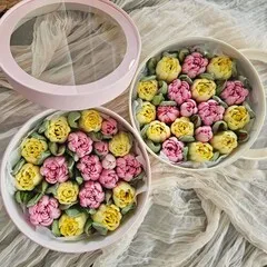 Зефир подарочный «Тюльпаны» / 21 см