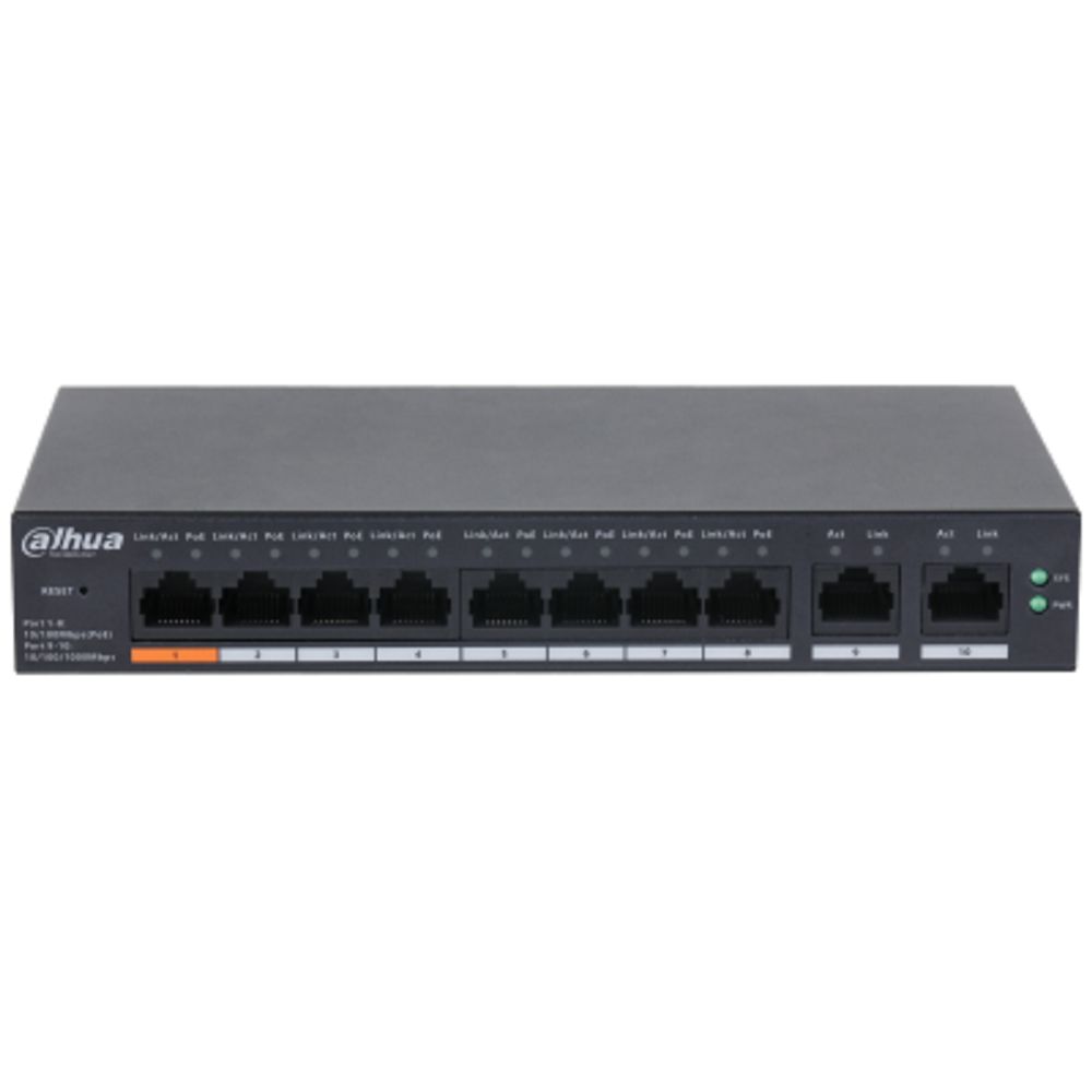 Управляемый коммутатор на 8 PoE портов DH-CS4010-8ET-60