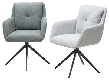 Стул MEADOW 360 град. поворот. Серый Lake-450, ткань / черный каркас