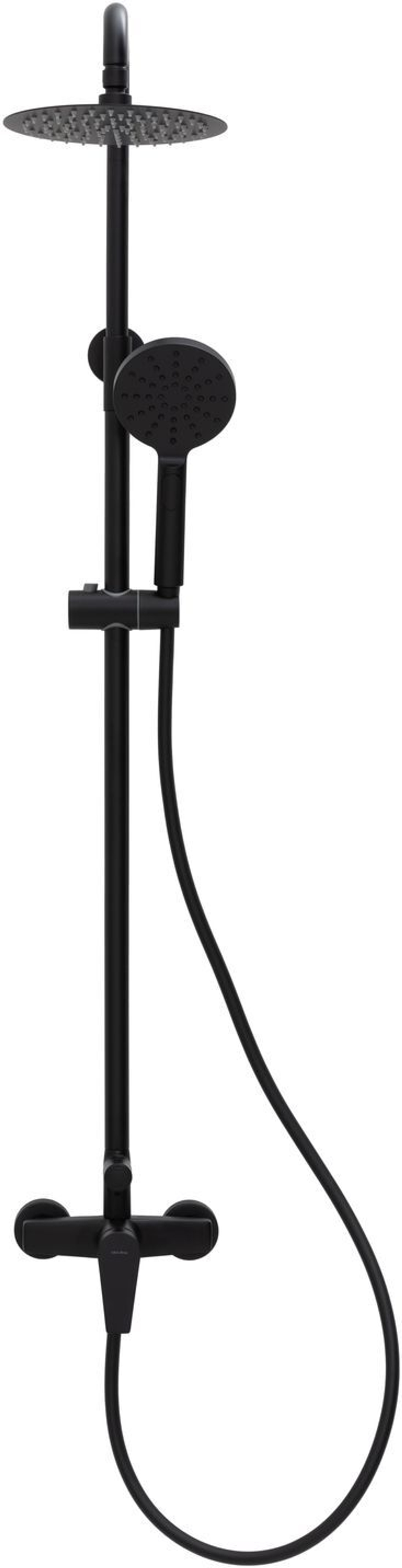 Душевая стойка Allen Brau Eclipse 5.E1006-31 3 режима, матовый черный