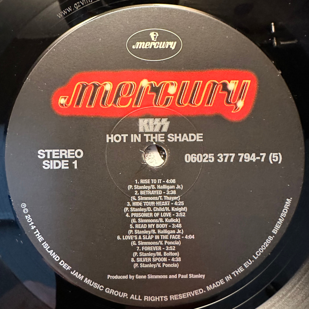 Kiss - Hot In The Shade (Европа 2014г.)