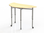 Стол ученический трансформер Полукруглый