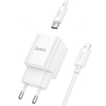 Зарядное устройство для Lightning Hoco C147A PD20W+QC3.0 (white)
