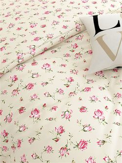 Наволочка комплект 2шт Сказка "Розовые бутоны на бежевом" 40х60 см, перкаль