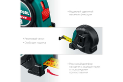 KRAFTOOL  X-Drive 3м х 19мм, Рулетка (34122-03-19)