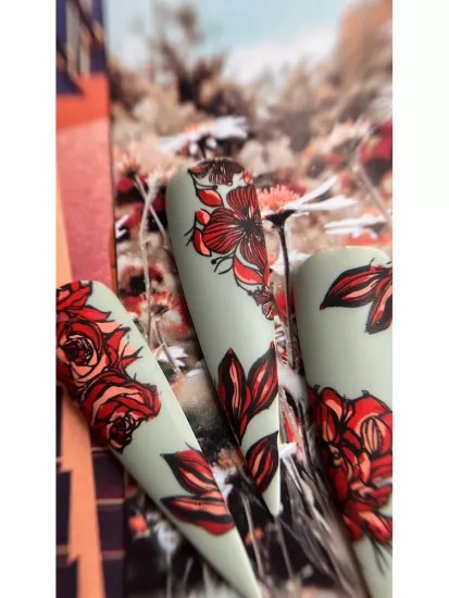 Пластина для стемпинга Enigmanic Stamping №017