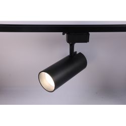 Трековый светильник однофазный ЭРА TR5-30 COB BK светодиодный 30Вт 4000К 2200Лм черный