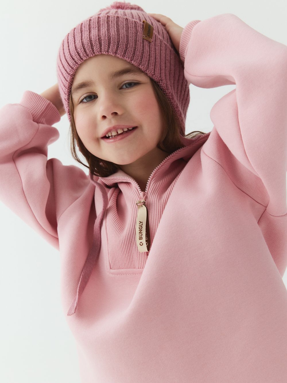 Свитшот "Розовый зефир" утепленный