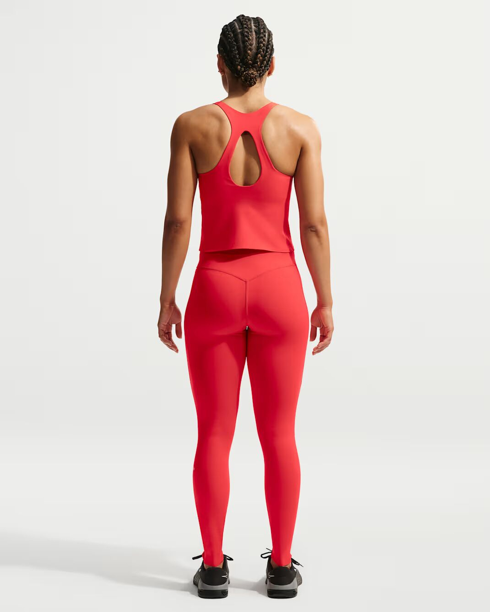 Nike Universa Женские лосины с высокой талией, без шва спереди, полной длины - NIKE
