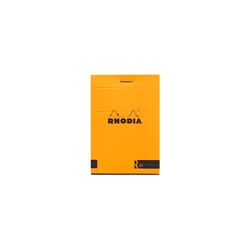 Блокнот Rhodia Basics "le R" №11 A7 в линейку 90 гр оранжевый (112011C)