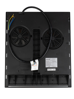 Индукционная варочная панель 3 конфорки, непрерывный нагрев, инвертор, Расширенная зона нагрева, Booster, черная, 6200Вт, MACBI