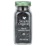 Simply Organic, Органическое, черное семя кунжута, 3,28 унции (93 г)