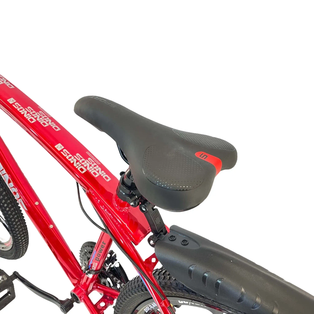 Велосипед Dinos 26" 21скор (стальная рама, диск. тормоз, Литые диски) Красный (DIN-15-2)