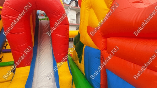 Надувной батут "Мульти-сафари-утка" 6*5*4 м