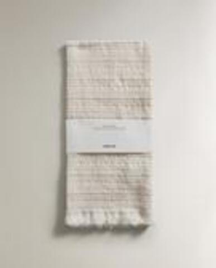 ZARA HOME КУХОННОЕ ПОЛОТЕНЦЕ ВАФЕЛЬНОЕ, СИНИЙ
