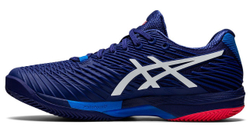 Мужские кроссовки теннисные Asics Solution Speed FF 2 Clay - dive blue/white