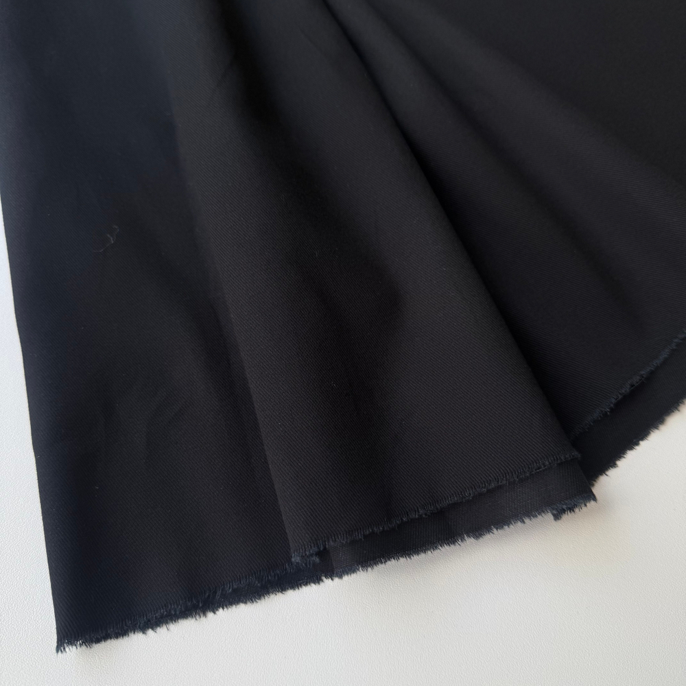 Джинса хлопковая (плотность 195 гр/м2) Черная