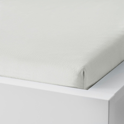 IKEA TAGGVALLMO  (ИКЕА ТАГГВАЛЛМО)  -  Простыня на резинке, белая, 90x200 см