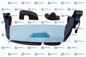 Зеркало правое в сборе X5000 серого цвета с камерой (рестайлинг) DZ14251770081