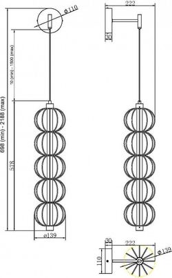 Бра Maytoni Golden Cage MOD216WL-L10G3K