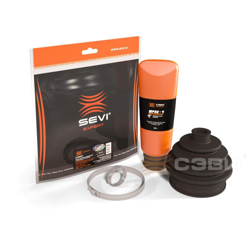 Пыльник ШРУС ВАЗ 2108 наружный 2 хомута смазка СЭВИ